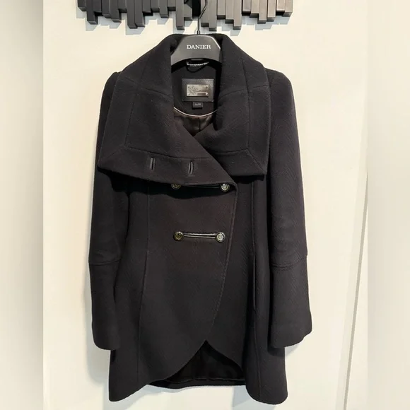 Mackage Diana Tulip Peacoat, Black XS - Picture 4 of 11